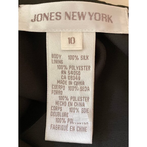 Jones New York Moss Dark Green Floral Blouse Tank Top Sleeveless Camisole 10 - Picture 12 of 13